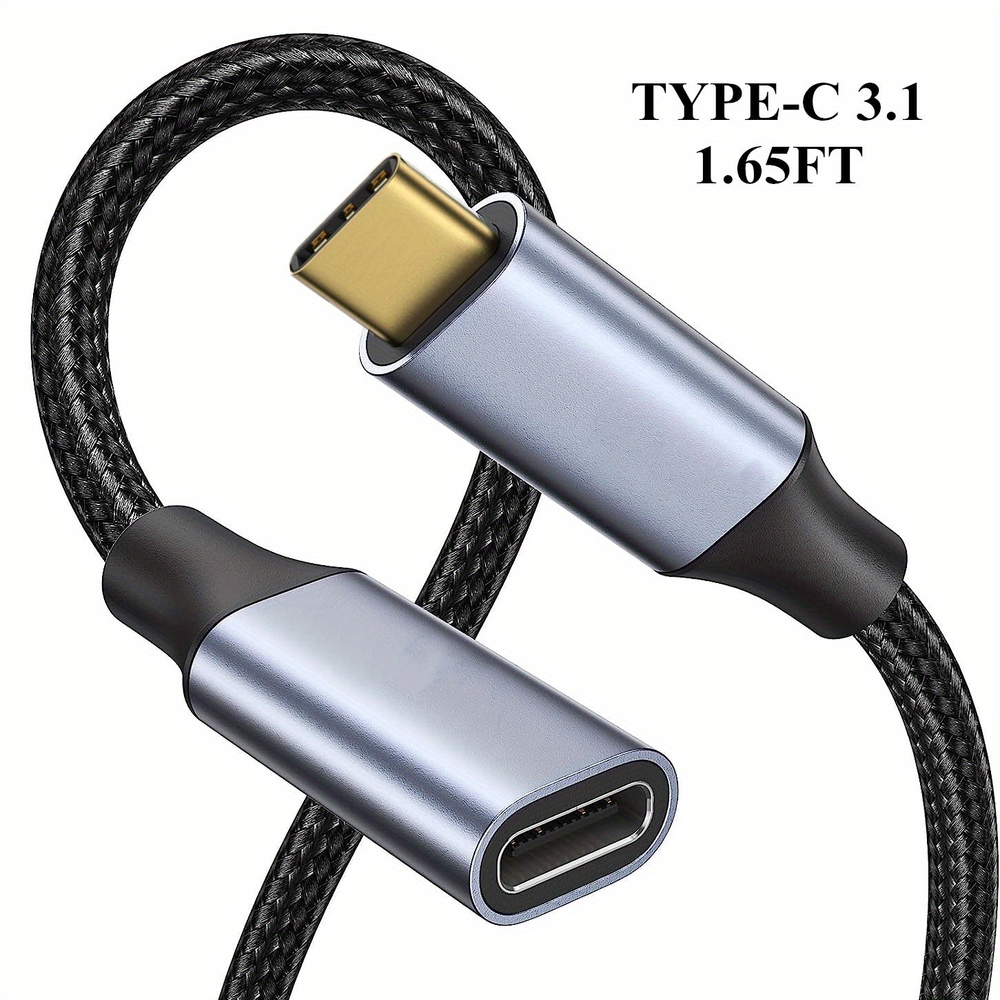100w USB-C Male to USB-C Female Extension Cable for Docking Station –  CABLETIME