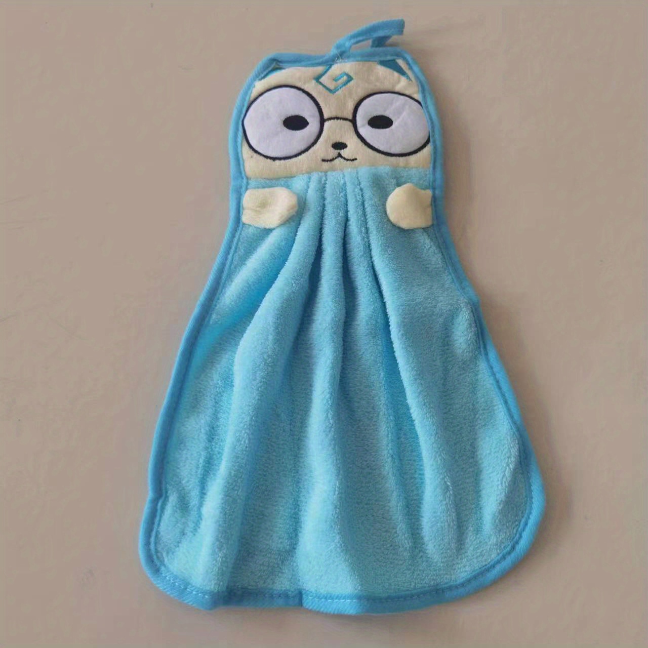 Cute Pattern Hanging Towel For Wiping Hands Thickened - Temu