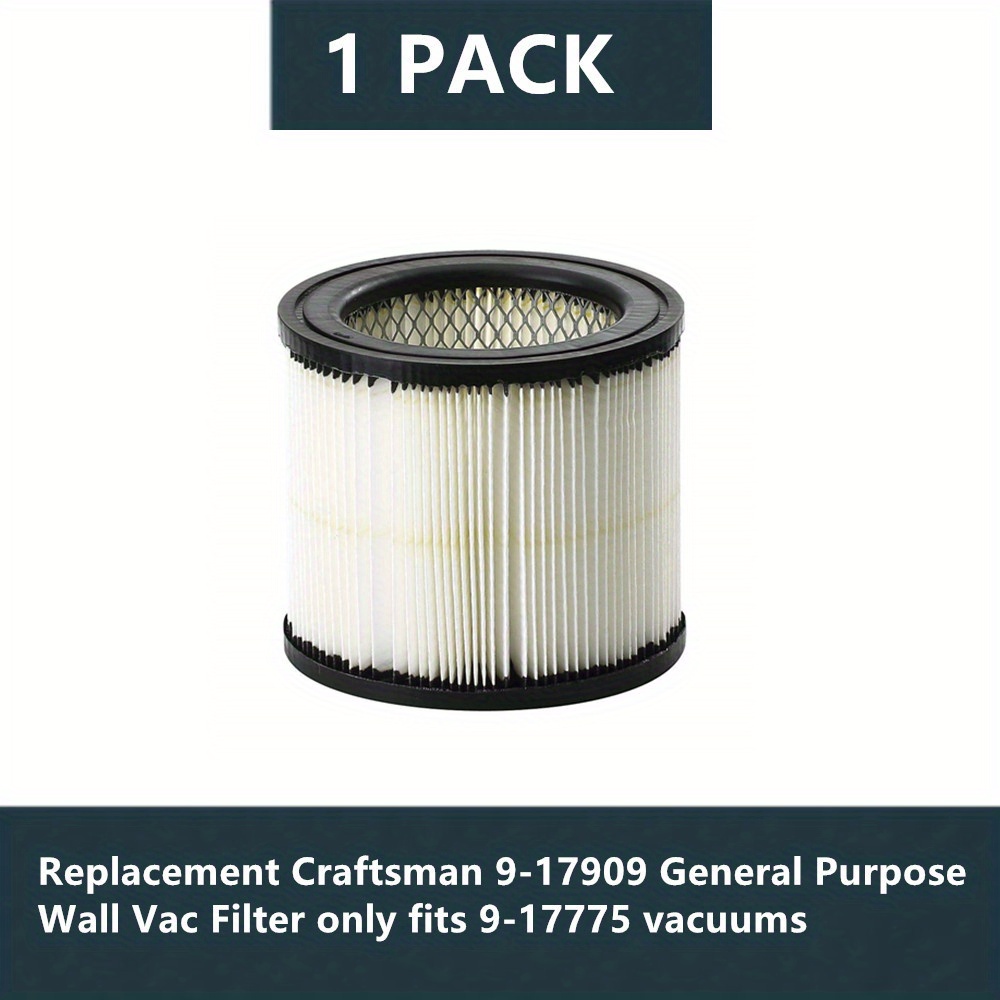  1 Pack HEPA Vacuum Filter Compatible with Black