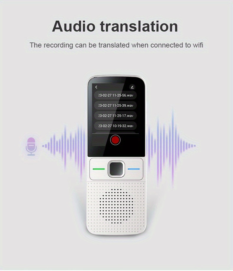 Dispositivo Traductor Voz Idioma Traductor Inteligente - Temu