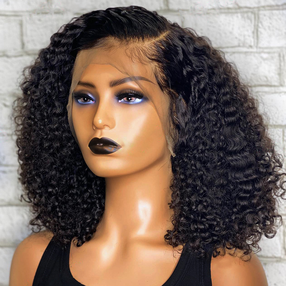 180 Density 13 4 Deep Wave Bob Wigs Short Bob Human Hair Temu