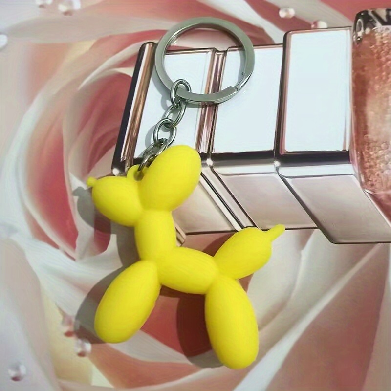 Balloon Dog Keychain, Cute Animal Balloon Puppy Keychain, Car Keys Keyring  Backpack Wallet Charm Pendant For Men - Temu