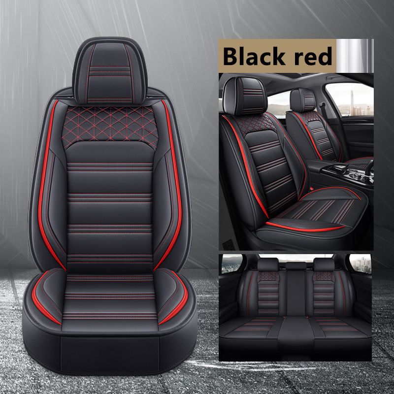 5 Seats Car Seat Covers Breathable Polyester Split - Temu