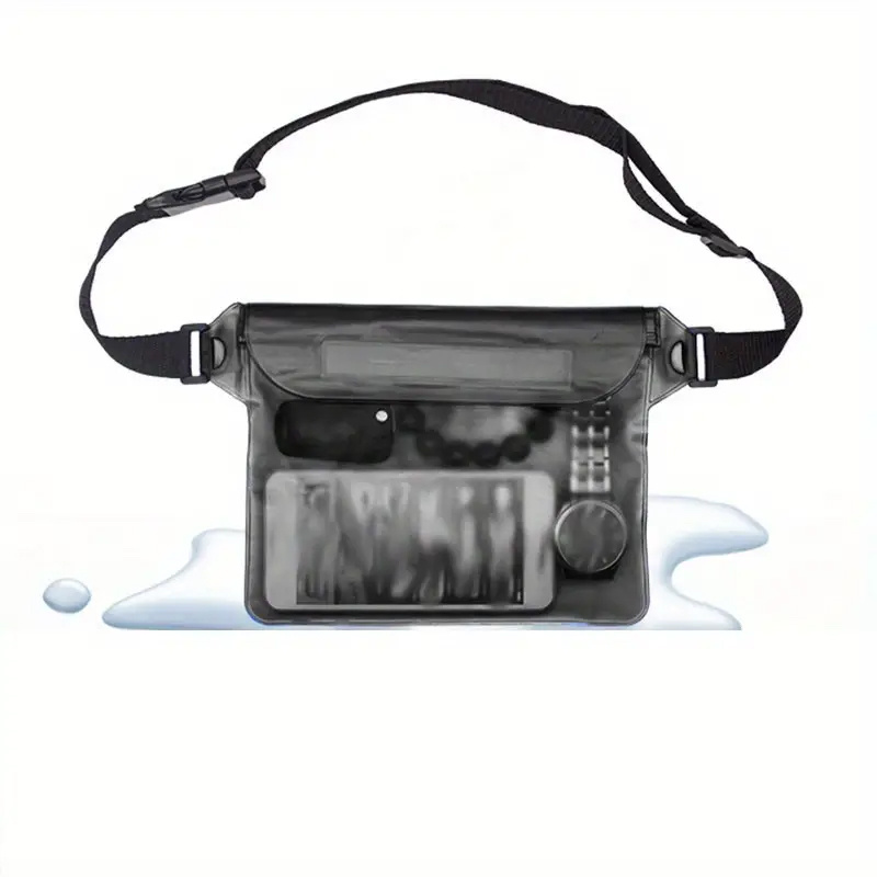 Unisex Waterproof Waist Bag Adjustable Belt Outdoor Sports - Temu