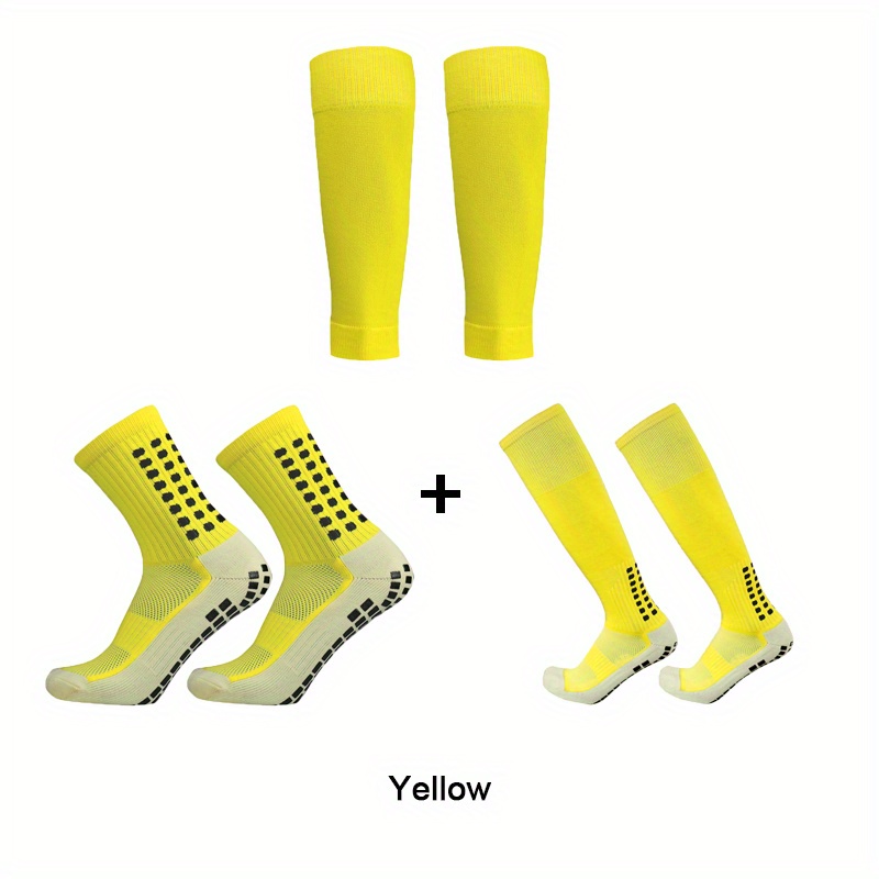 Grip Anti-Slip Socks (Yellow) - Soccer Wearhouse