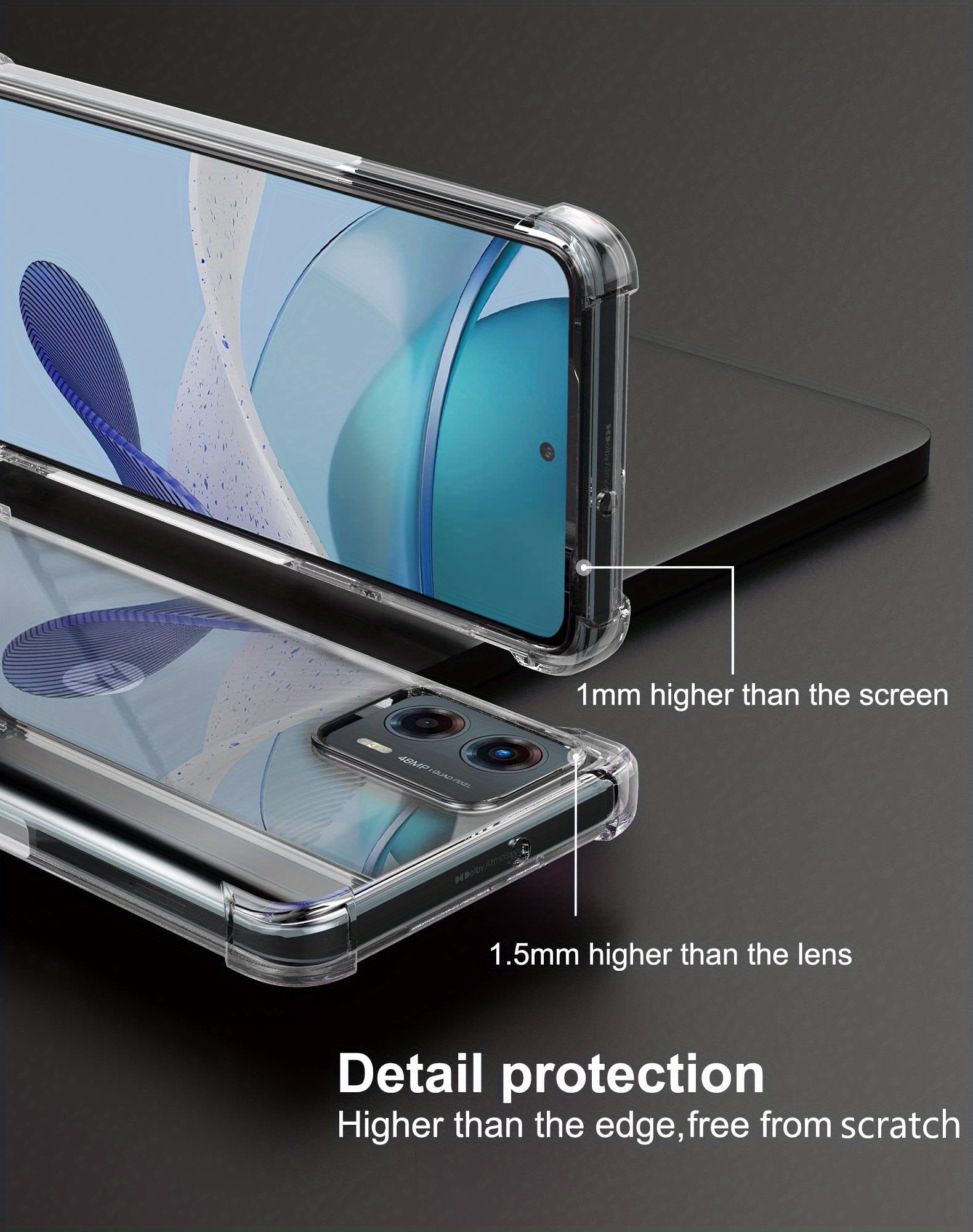 for Motorola Moto G Stylus 5G 2022 Phone Case Slim Skin Cover Screen  Protector