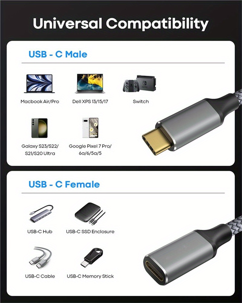 Cargador de Carro Hori Conector USB C 6 Pies para Nintendo Switch