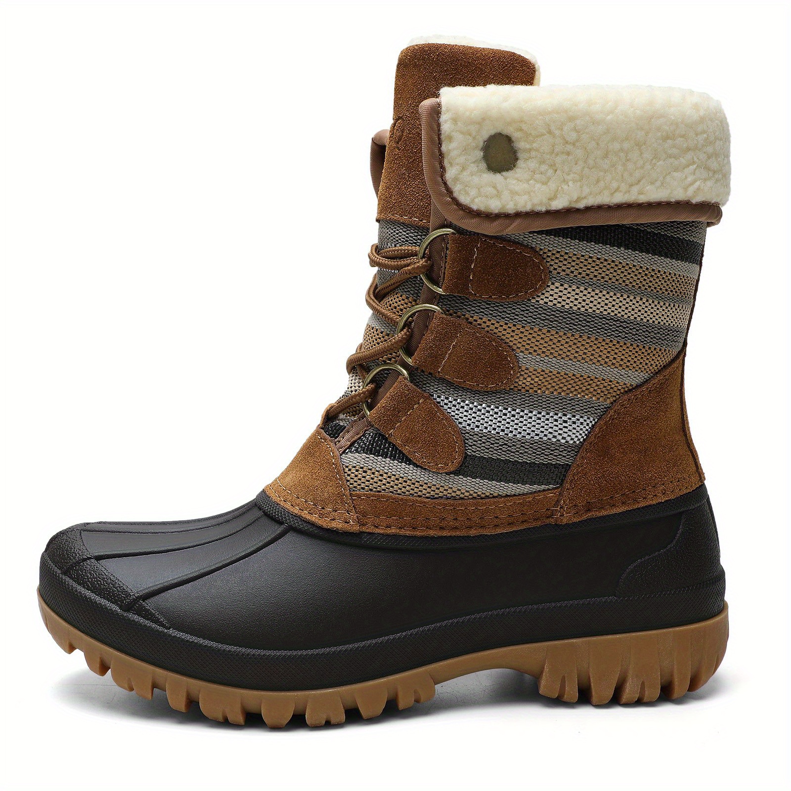 Women's Outdoor Snow Boots Keep Warm Round Toe Waterproof - Temu Canada
