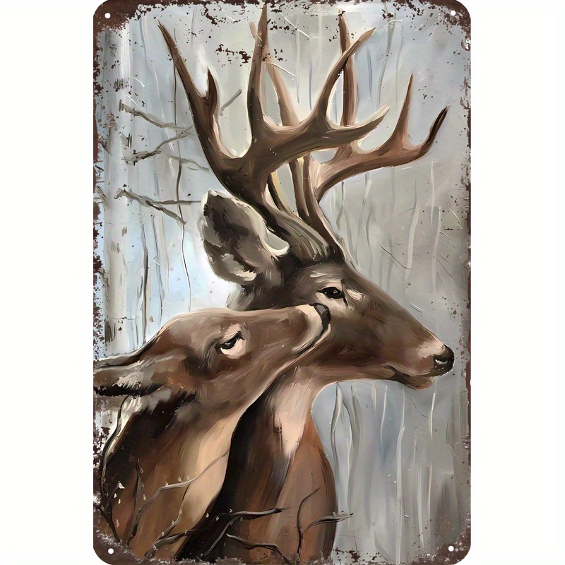 2023 New Funny Hunting Tin Sign Plaque Metal Painting Vintage