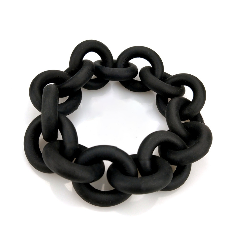 Gothic Multicolor Rubber Bracelet Jewelry
