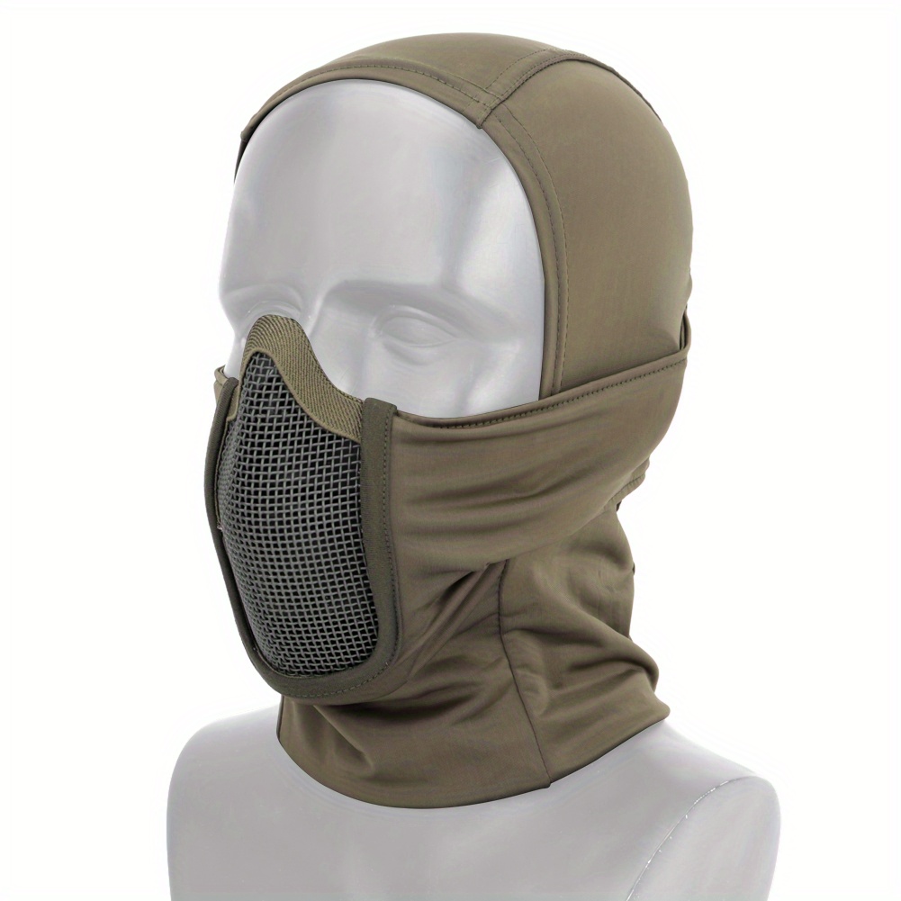 Masque En Maille Cagoule Masque De Protection Complet - Temu Canada