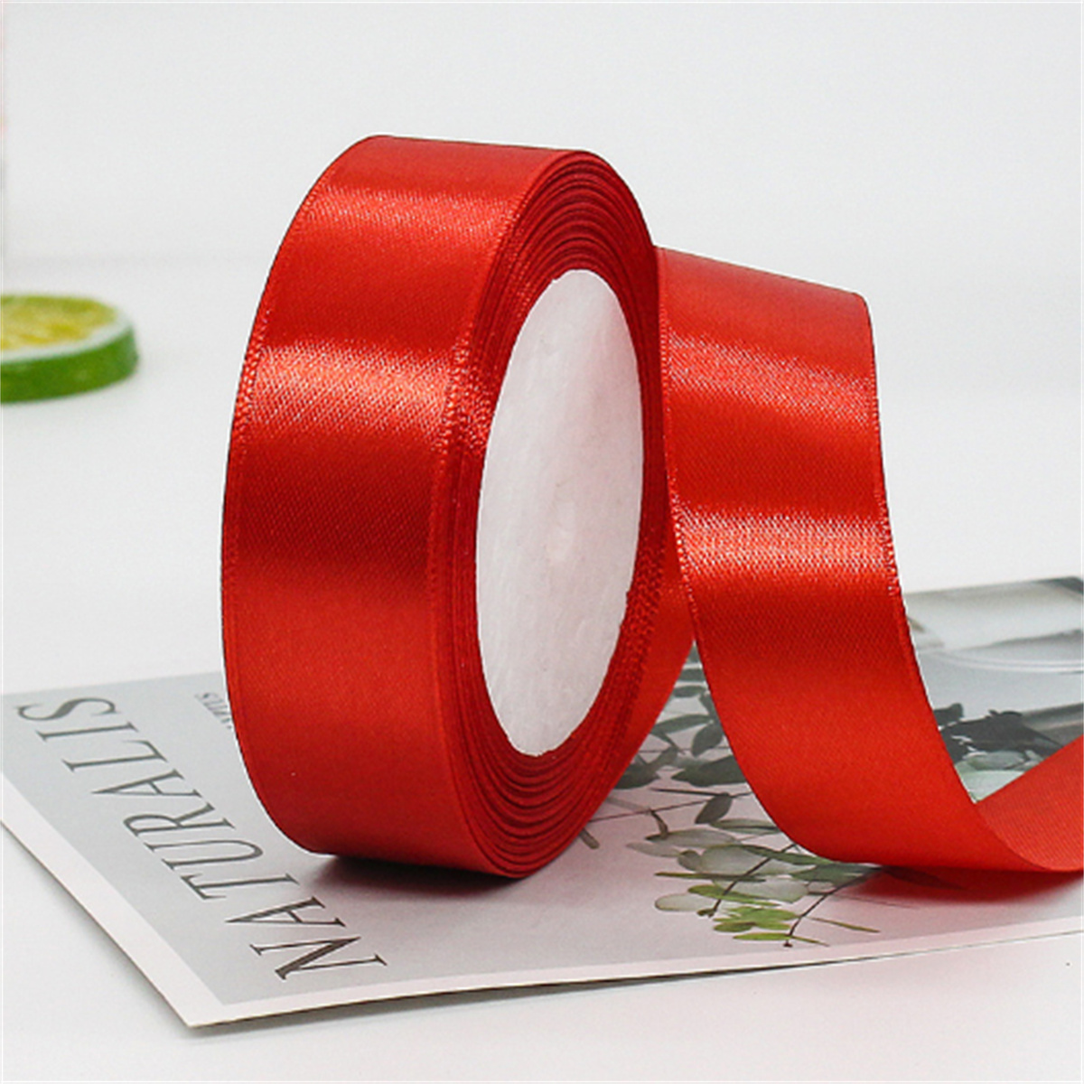 Red 25 Yards Long Ribbon Weaving Ribbon. Hook Hat Weaving - Temu United ...