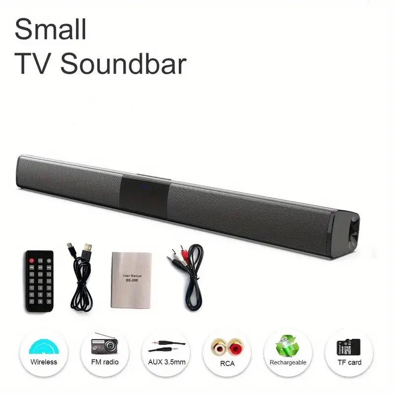 Barras de Sonido para TV, SoundBar de Sistema de Sonido Envolvente
