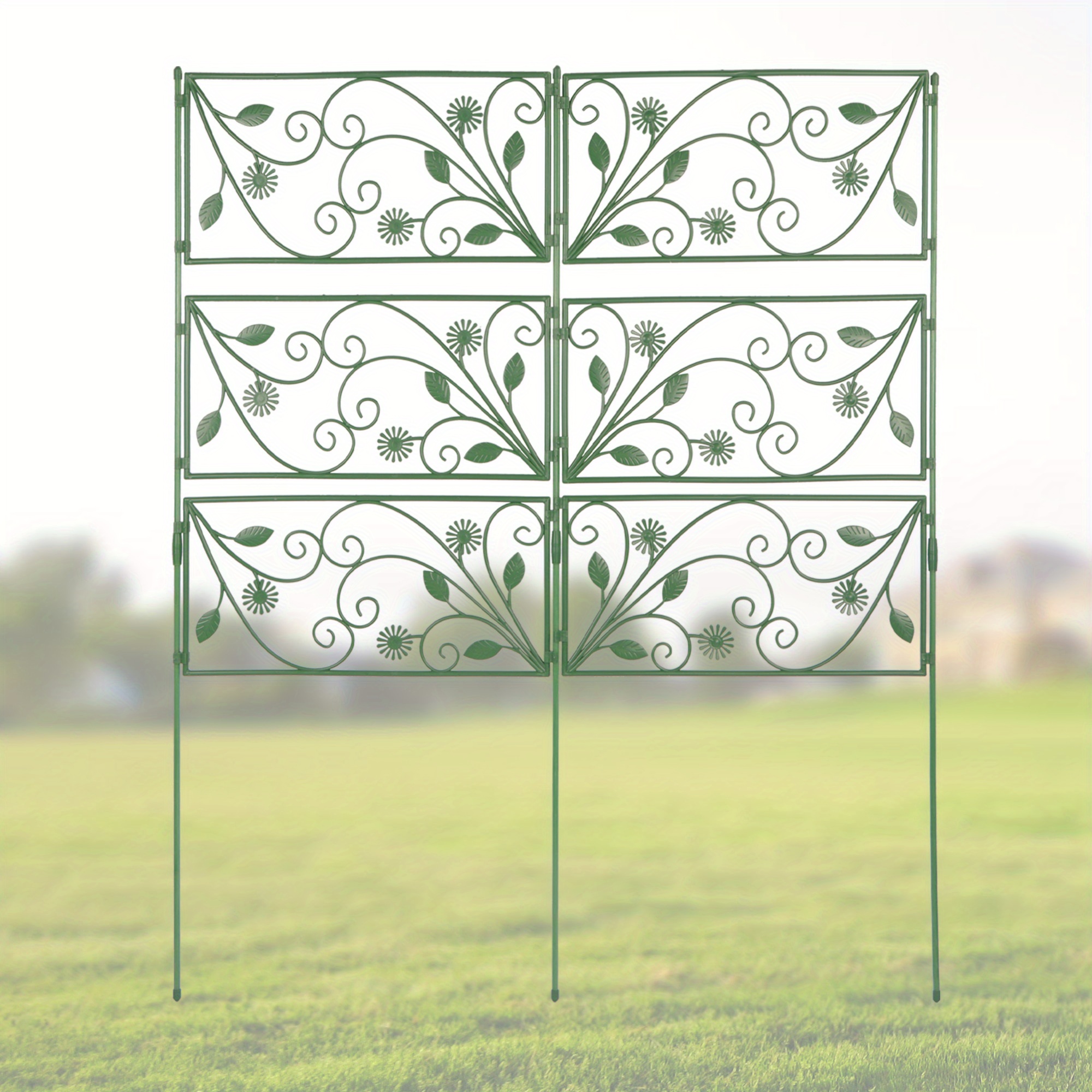 Garden Trellis Climbing Plants Outdoor Rustproof Metal Plant Temu