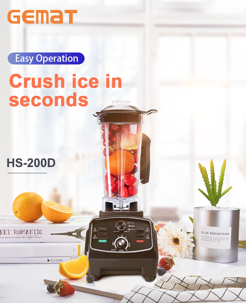 2200W Heavy Duty Commercial Blender Fruit Mixer Juicer Food