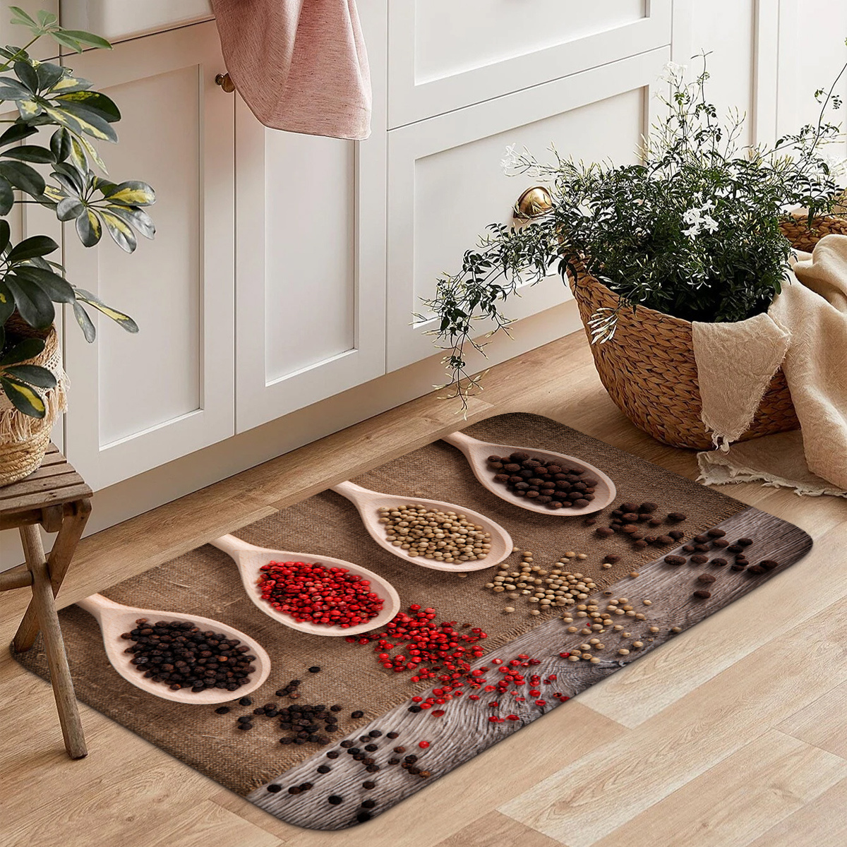 Boho Anti Fatigue Kitchen Rugs, Vintage Leather Non Slip Rugs, Stain  Resistant Waterproof Long Strip Floor Mat, Comfort Standing Mats, Living  Room Bedroom Bathroom Kitchen Sink Laundry Office Area Rugs Runner, Home