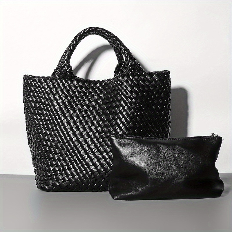 Braided best sale tote bag