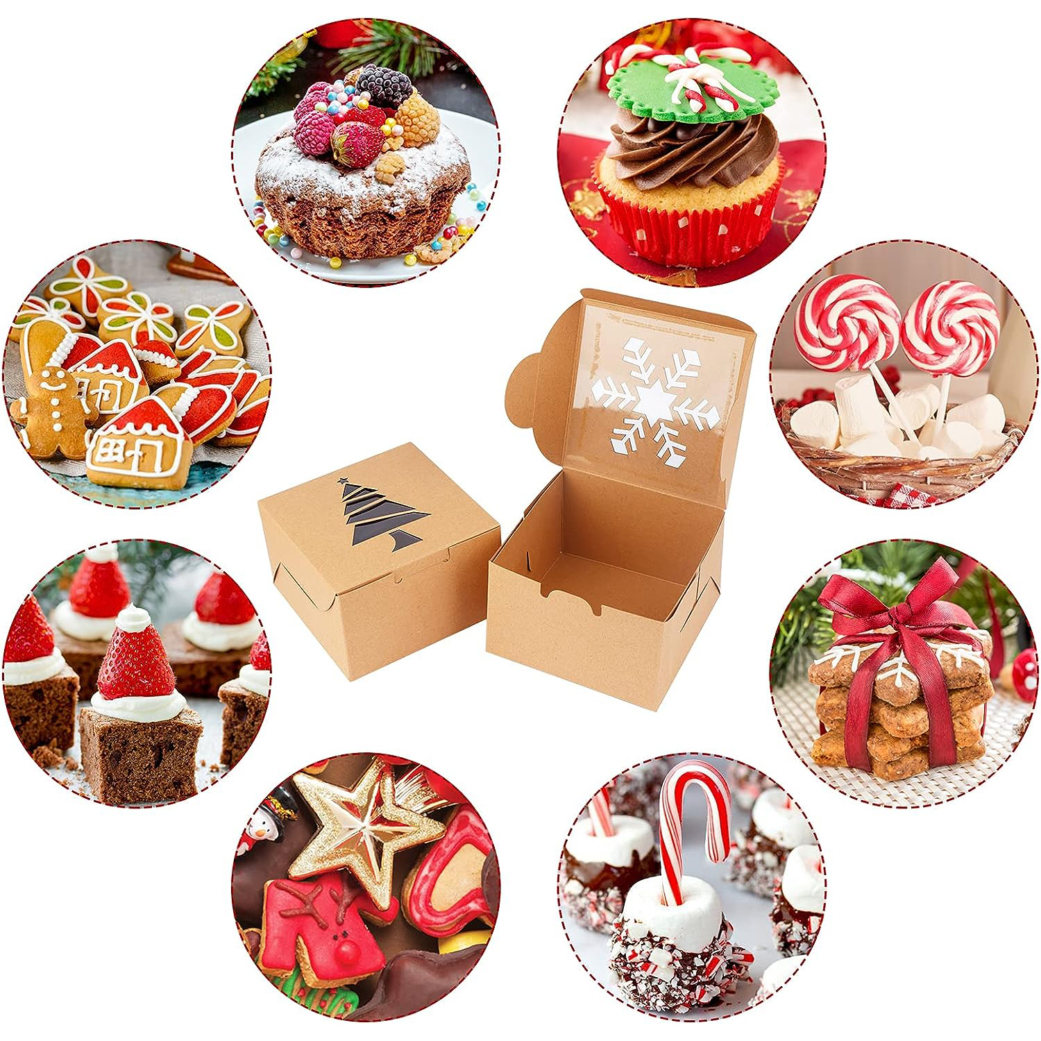 Christmas Decorated Cookies (Box of 6) – Tin Pan Bakery