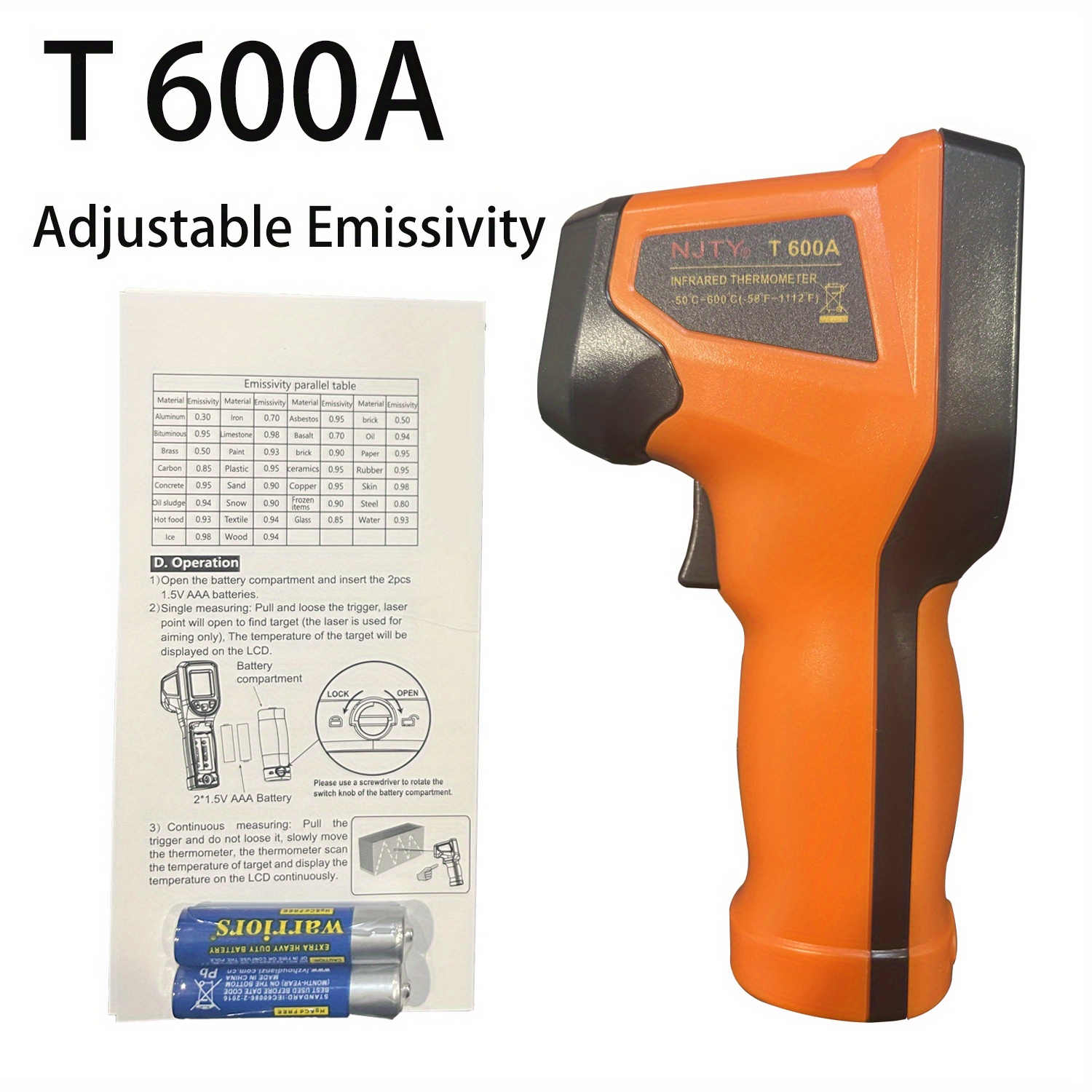 Digital Infrared Thermometer Gun handheld Heat Temperature - Temu