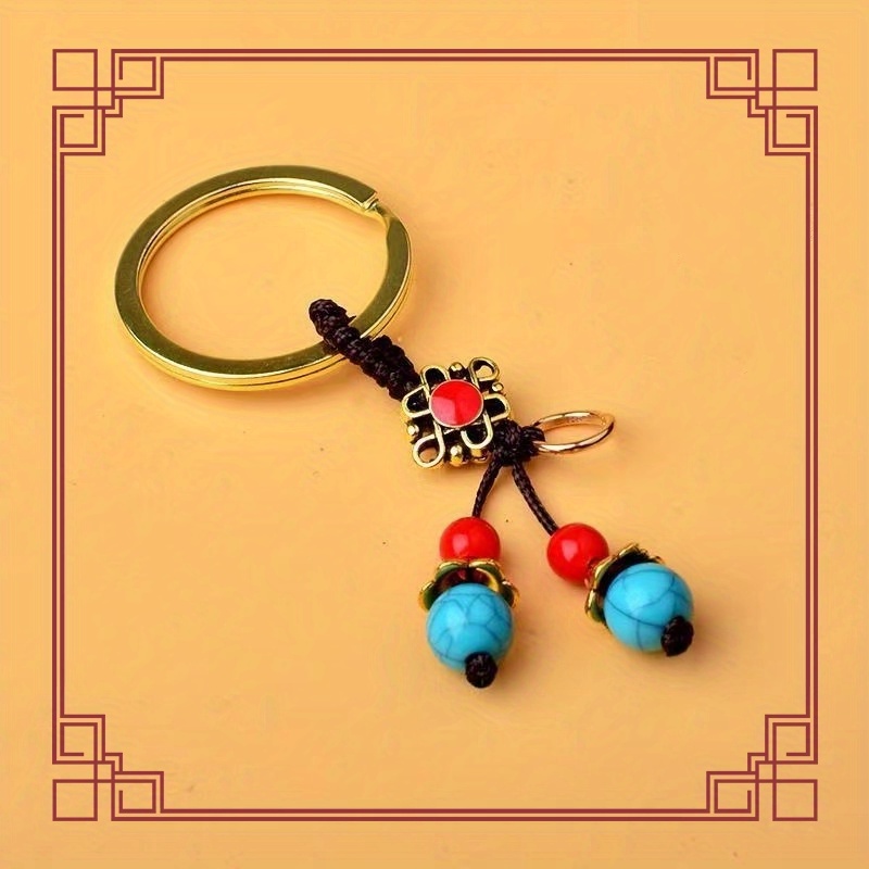 Knotted Keychain - Handmade Bag Charm