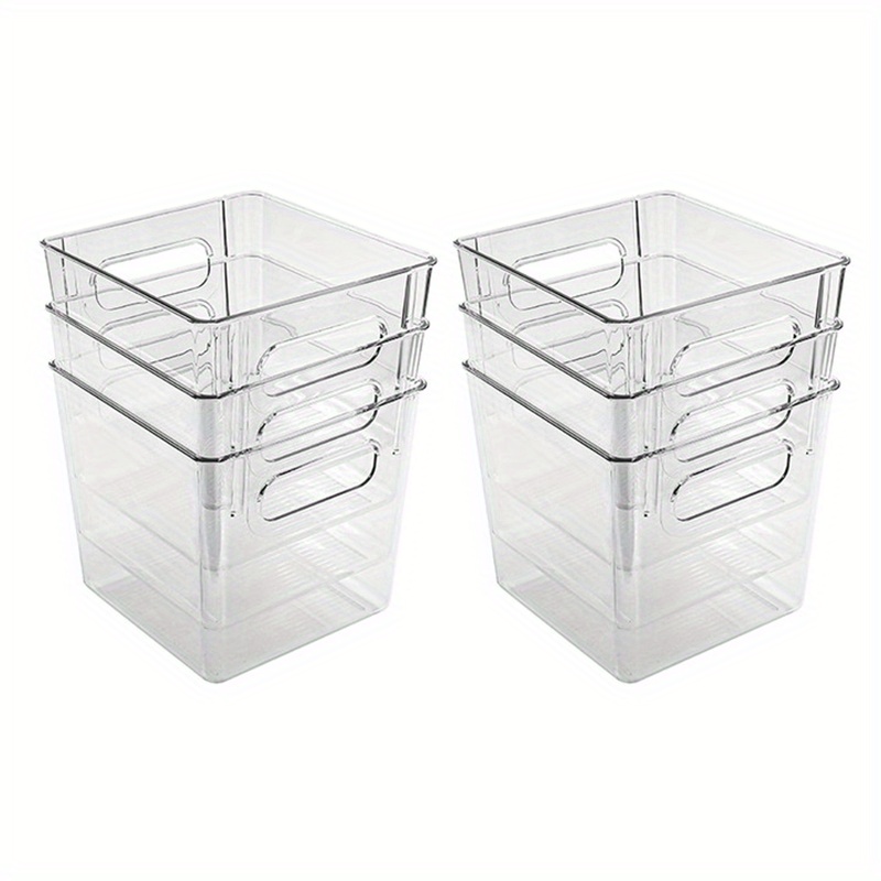 Clear Refrigerator Organizer Bins Stackable Food Storage - Temu