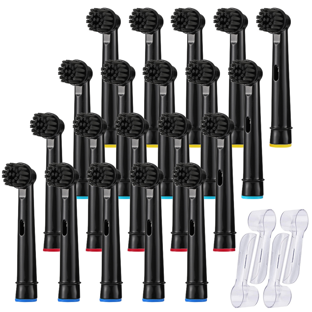 Black Charcoal Toothbrush Heads Sb 17a Compatible Oral - Temu Canada