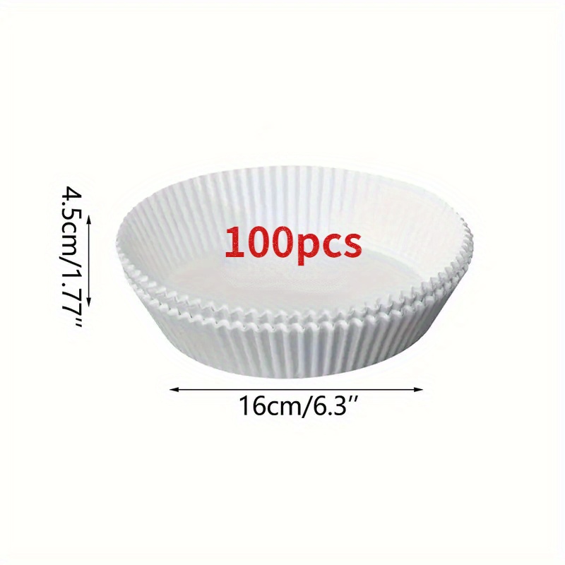 50 100pcs Disposable Air Fryer Liners 6 3 Round Paper Liner For