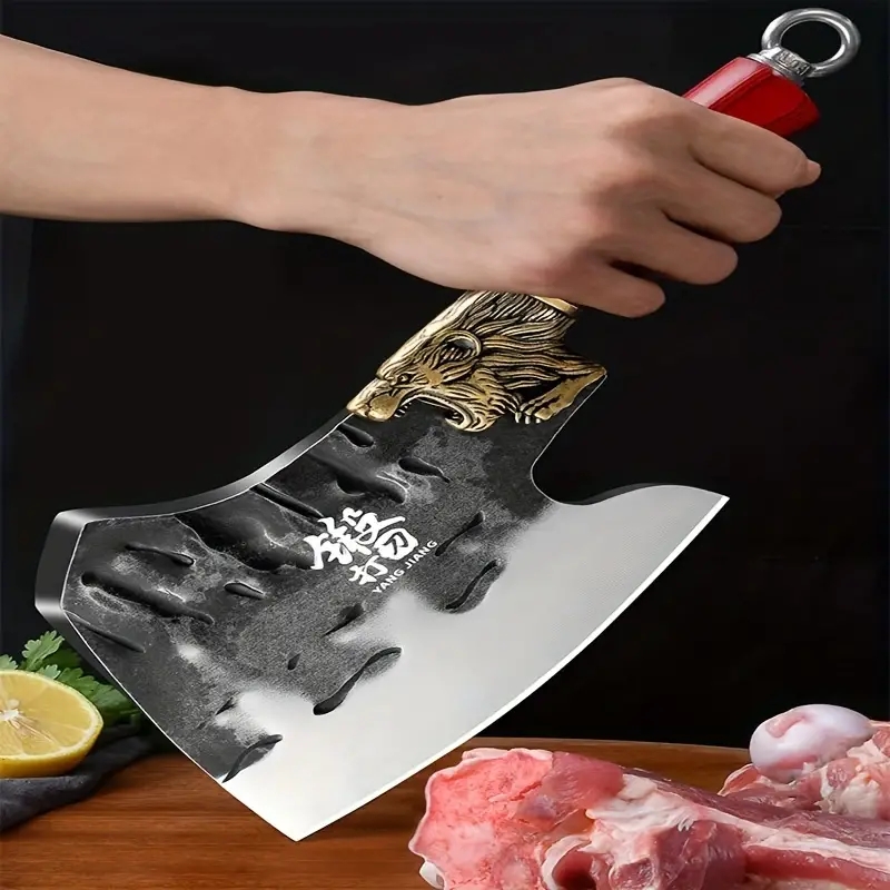 Longquan Bone cutting Knife Ax Thickened Bone cutting Knife - Temu