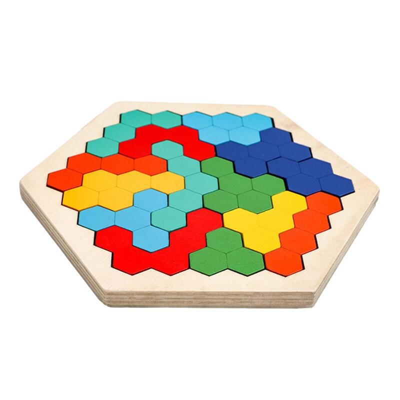 Wooden Puzzle Brain Teaser Puzzles Educational Colorful - Temu