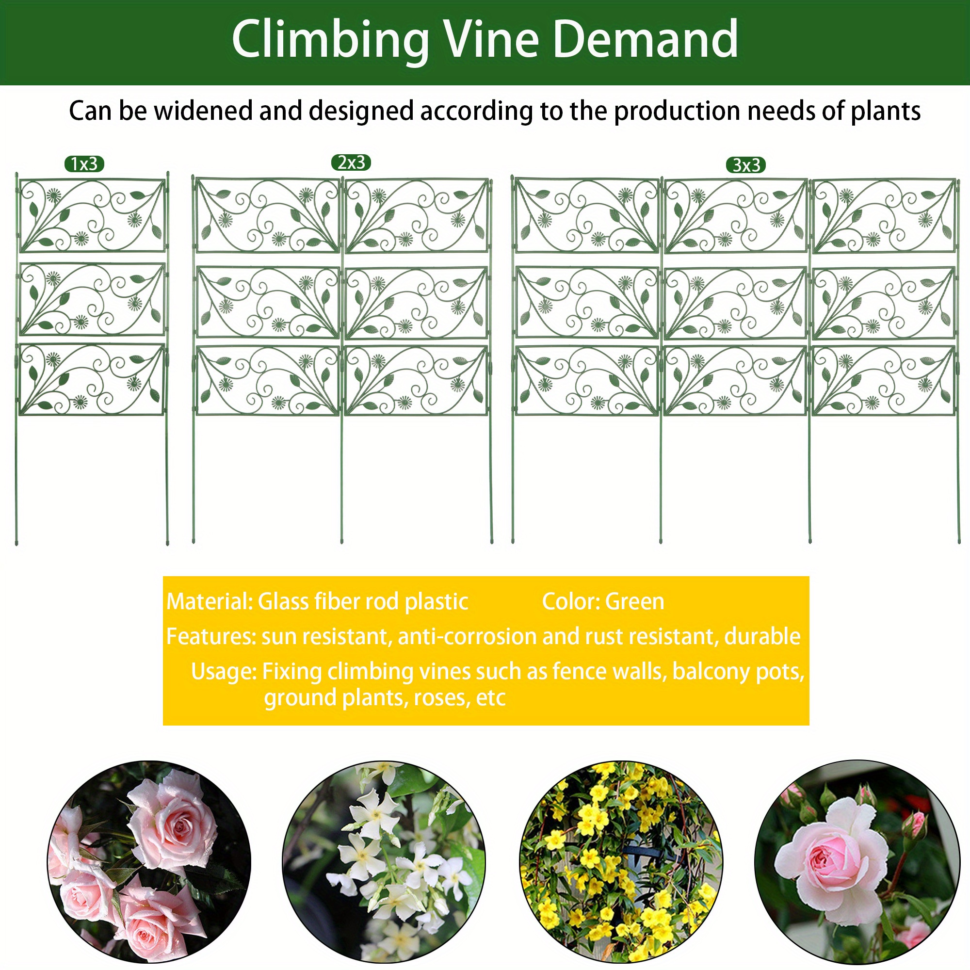 Garden Trellis Climbing Plants Outdoor Rustproof Metal Plant Temu