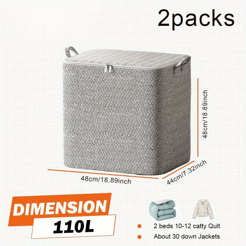 Large Capacity Quilt Storage Bag Portable Clothes Packing Cube