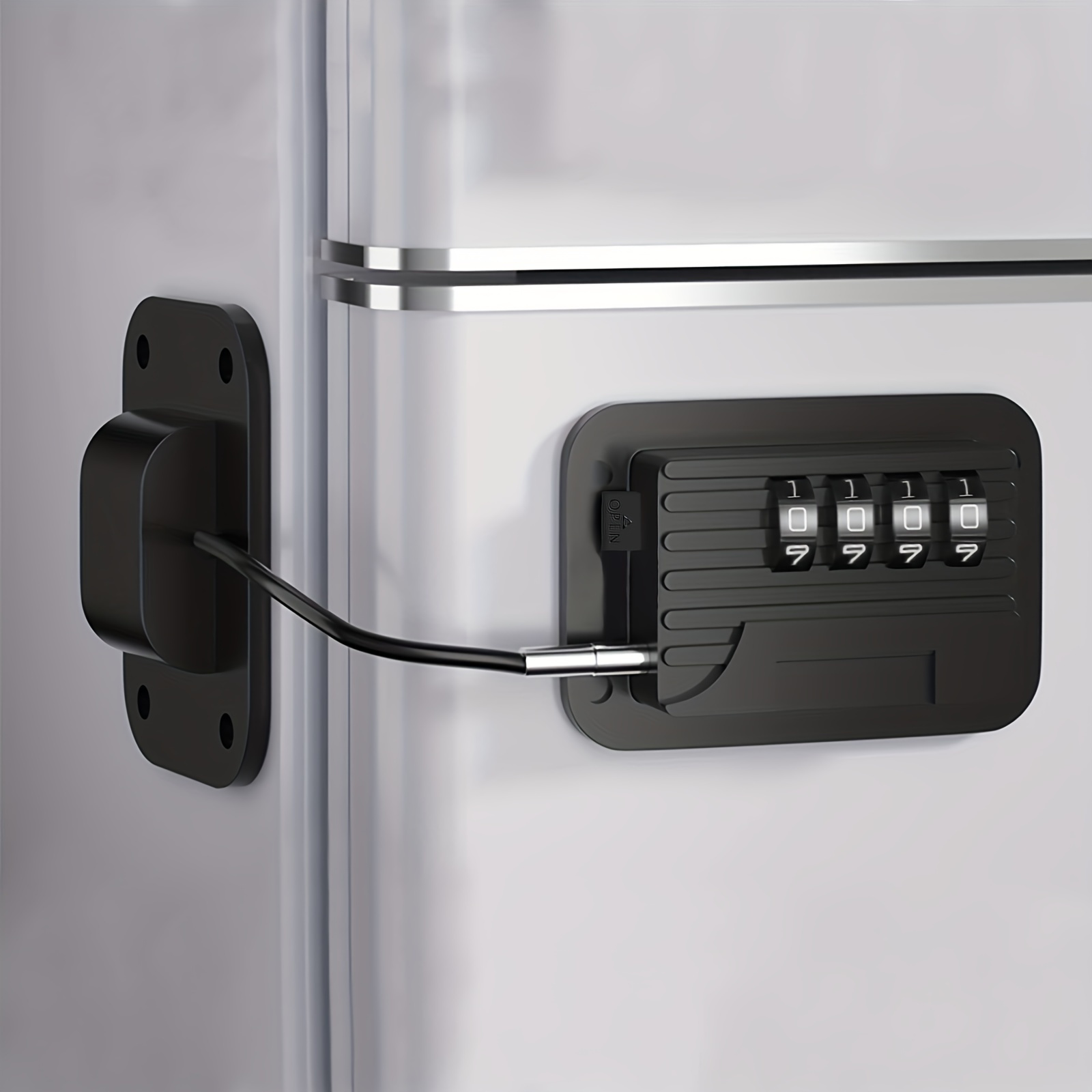 Cabinet Locks Fridge Lock Drawers  Refrigerator Combination Lock - 3  Combination - Aliexpress