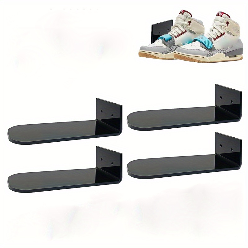 Floating Shoe Display Rack Sports Shoes Storage Rack Acrylic - Temu ...