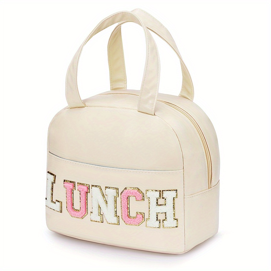 TOURIT Womens Lunch Bag Insulated Lunch Box Cute Lunch Bags for Women,  Work, Picnic, Beige