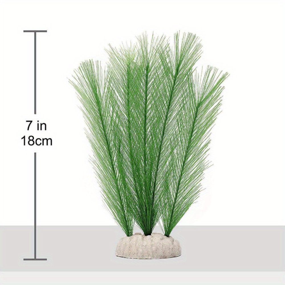 Aquarium Decorations Fish Tank Artificial Green Water Plants Plastic