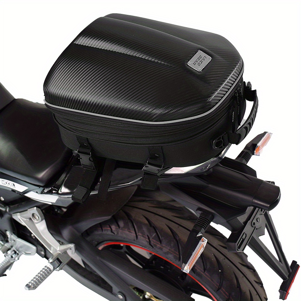 Bolsa trasera para motocicleta, bolsa para asiento trasero de motocicleta,  bolsa para sillín de moto Ticfox