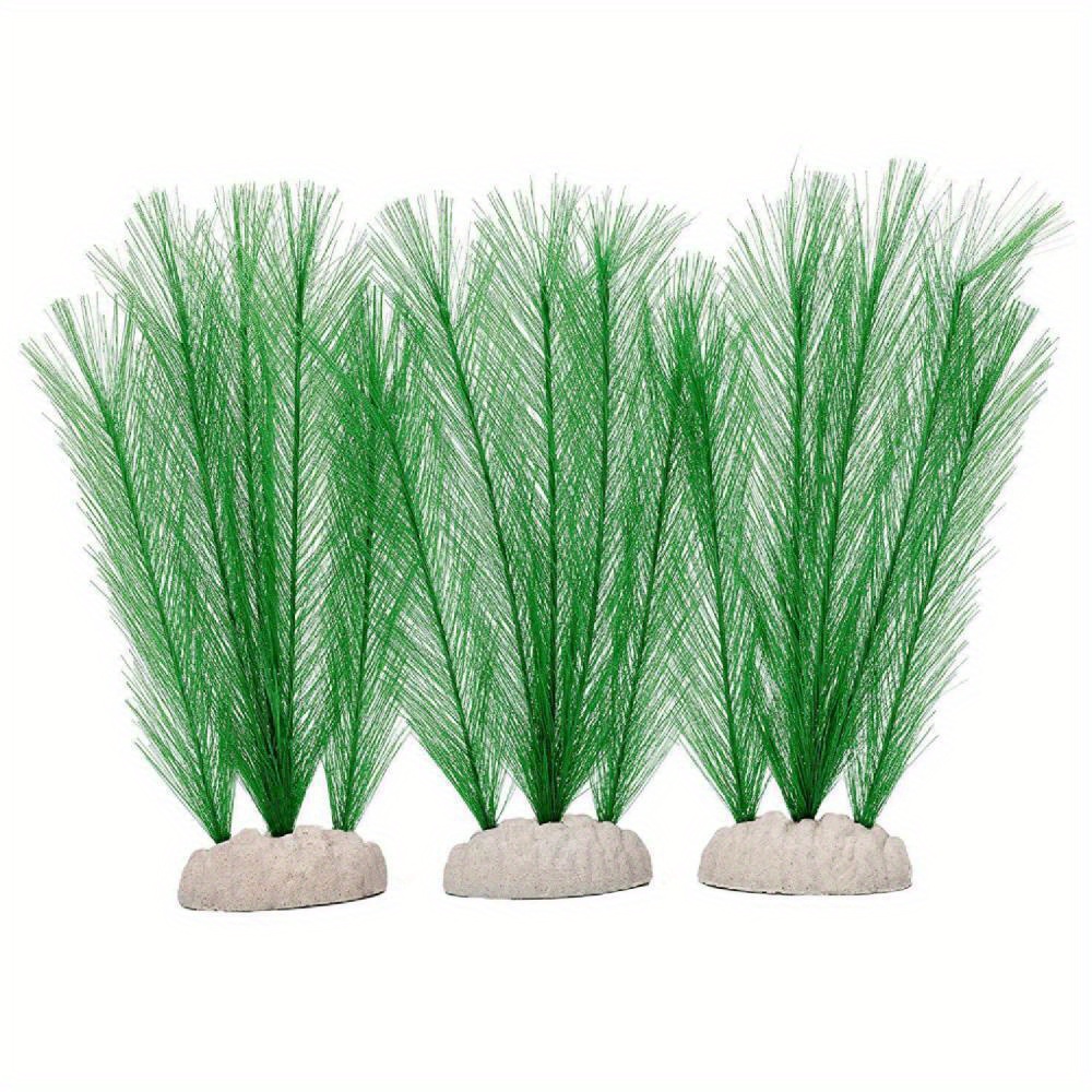 Aquarium Decorations Fish Tank Artificial Green Water Plants Plastic