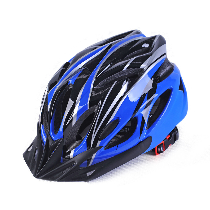 lightweight and comfortable adult cycling helmet with eps foam and pc materials built in lining and adjustable nylon webbing for good air permeability and maximum protection