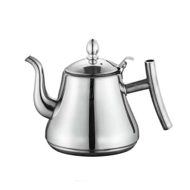  1L/1.5L Stainless Steel Water Kettle TeaPot Thicker With Filter  Hotel Tea Pot Coffee Pot Induction Cooker Tea Kettle Gold Silver (1L gold):  Home & Kitchen