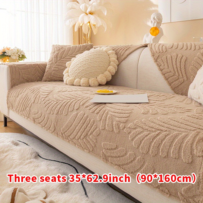 Houndstooth Sofa Slipcover, Polyester Non-slip Sofa Cover, Couch Cover Four  Seasons Universal Furniture Protector For Bedroom Office Living Room Home  Decor - Temu