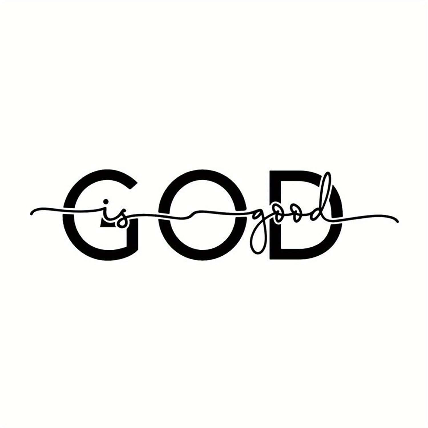 God Good Religious White Car Stickers Laptop Water - Temu New Zealand