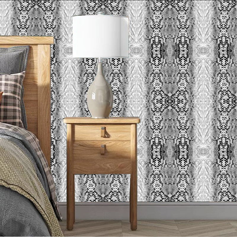 Snakeskin Pattern Peel and Stick Removable Wallpaper