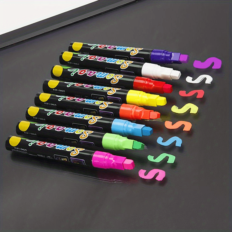 Doodle Light Word Fluorescent Pen With Soft Head For - Temu