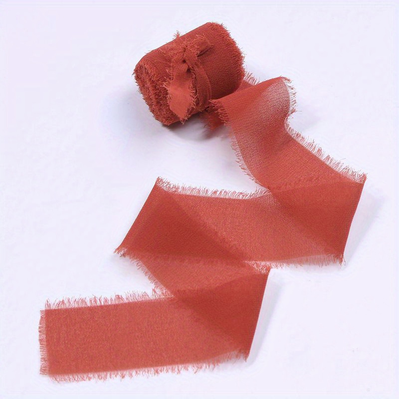 Chiffon Ribbon Fringe Fabric Ribbon Light Ribbon - Temu
