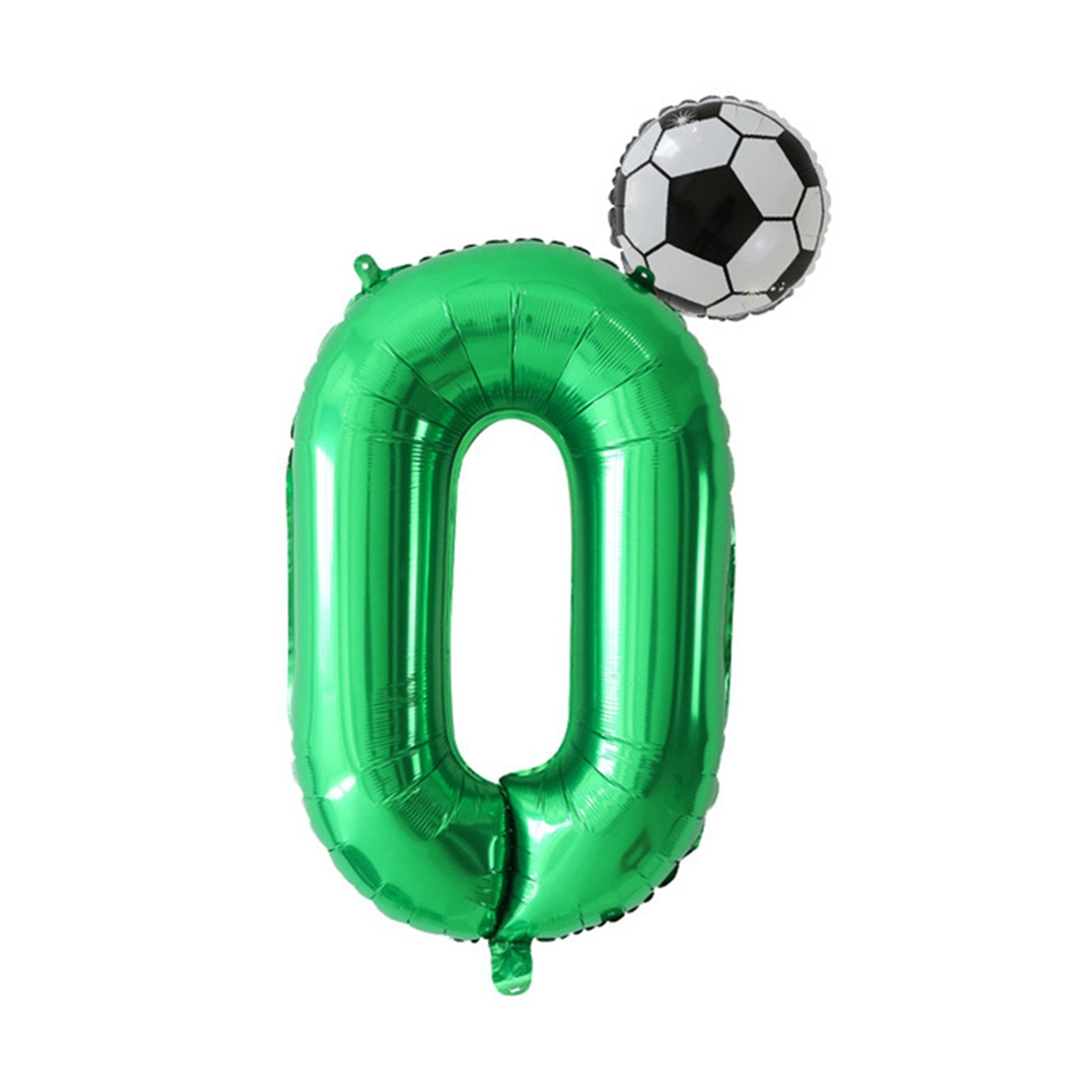 Acquista 11 palloncini a tema calcio, decorazioni per feste di compleanno,  palline digitali verdi da 32 pollici per bambini, forniture per feste di  calcio