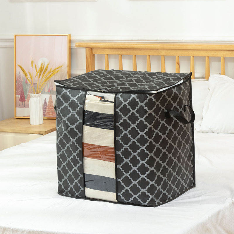 Portable Clothes Storage Bag Storage Box Containers Bedroom - Temu