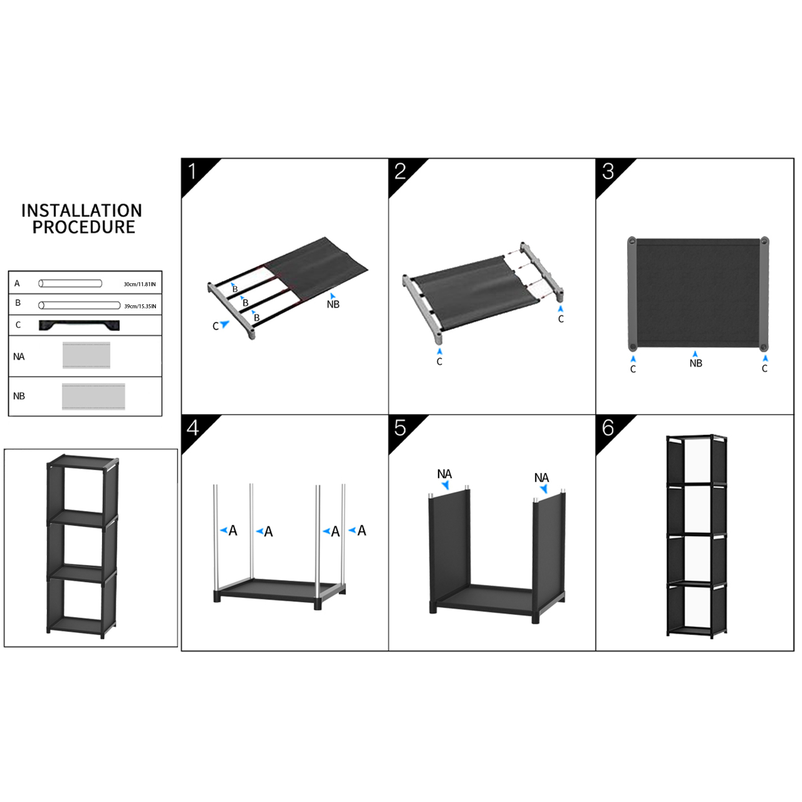 Scaffale Libri In Plastica A 4/5 Strati 2 File E 2 File - Temu Italy