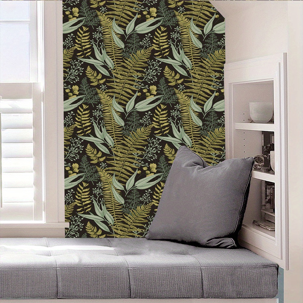 Self-adhesive Wallpaper, Tropical Moss Leaf Self-adhesive Contact Paper,  Peel And Stick, Waterproof Removable Living Room Kitchen Bedroom Dormitory  Wallpaper, Furniture Refurbishment Wallpaper - Temu Belgium