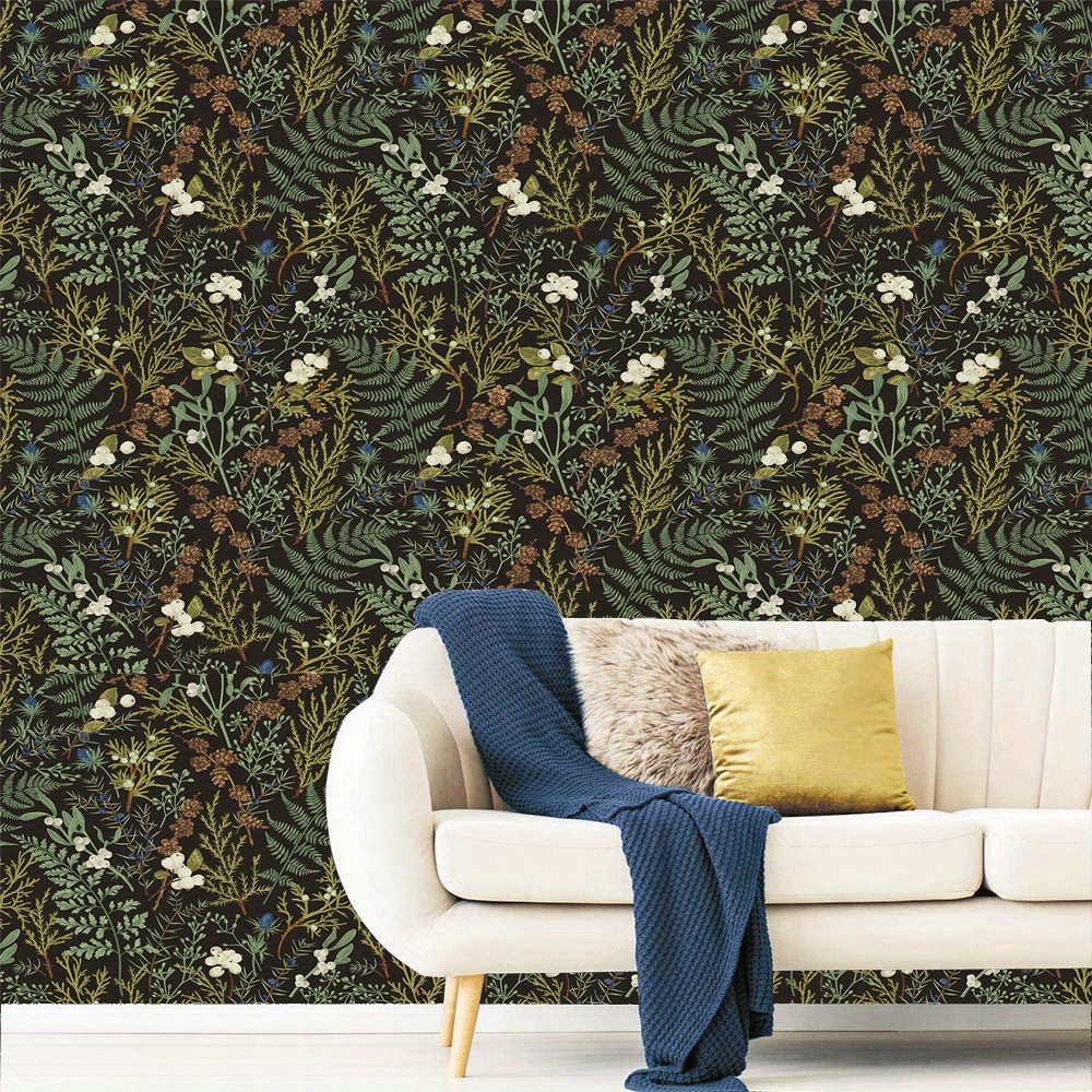 Self-adhesive Wallpaper, Tropical Moss Leaf Self-adhesive Contact Paper,  Peel And Stick, Waterproof Removable Living Room Kitchen Bedroom Dormitory  Wallpaper, Furniture Refurbishment Wallpaper - Temu Belgium