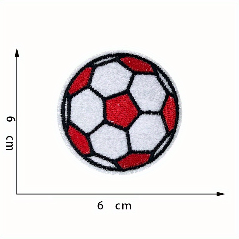 Kit de 5 parches termoadhesivos de pelota de voleibol país